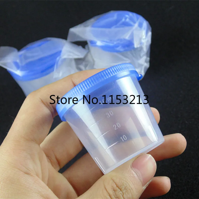 Пластиковый стакан для определения мокроты 40 мл ЭО-стерилизованная