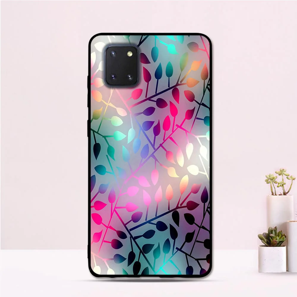 For Samsung Galaxy Note10 Lite Case Cover SM-N770F/DS Soft TPU Cartoon Pattern Back A81 Silicone | Мобильные телефоны и