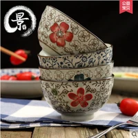 ceramics japanese style household underglaze rice bowls cutlery set japanese rice bowl korean style small soup bowl