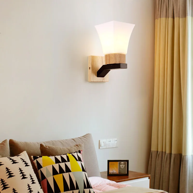 

Nordic living room sets penteadeira camarim smart bed reading wall lamp led applique