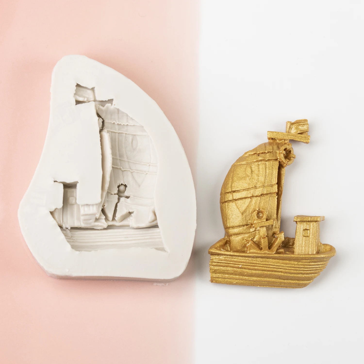 

Navigation Boat Silicone Molds Baby Birthday Sailboat Cupcake Topper Fondant Mold Cake Decorating Tools Candy Chocolate Gumpaste