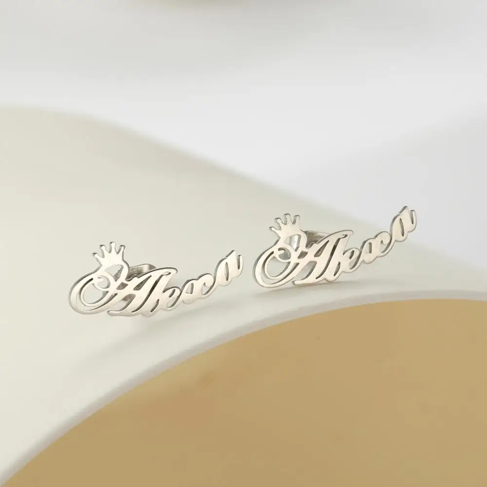 Skyrim индивидуальные серьги из нержавеющей стали с индивидуальным именем и