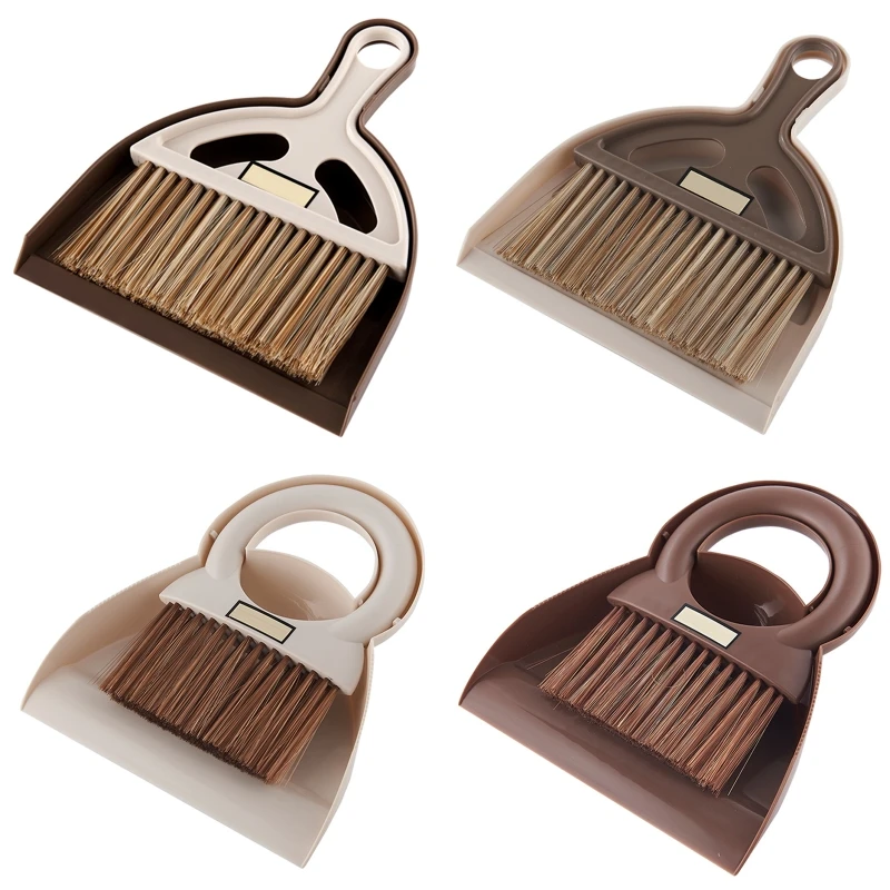 Description Picture 3 of itemConvenient Desktop Hand Broom Brush for Cleaning Table Countertop Kid Pets Hair for Home, Office Small Size Less Space Q1FD