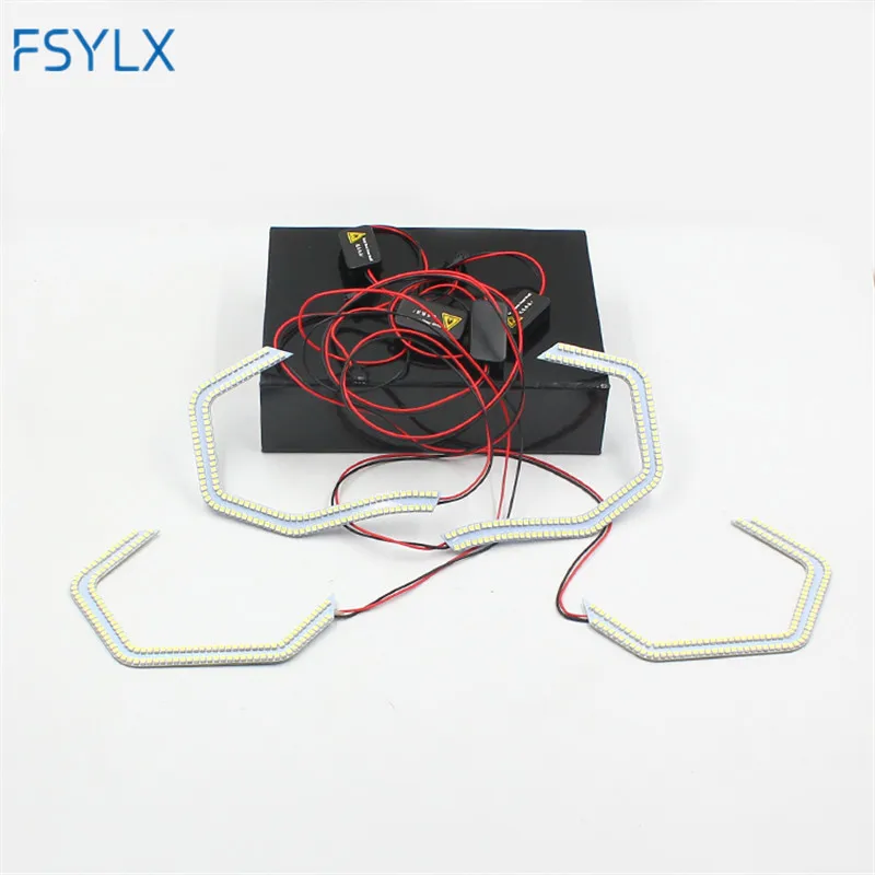 Светодиодсветодиодный ангельские глазки FSYLX SMD для BMW F30 3 серии 335i M3 M5 E90 M4 кольцо с