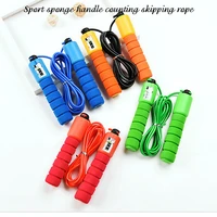 jumping wire workout equipments professional jump rope with electronic counter 2 9m adjustable fast speed counting skipping rope