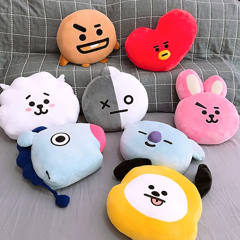 Kawaii Kpop плюшевая игрушка подушка знаменитости Звезда Мультфильм изображение