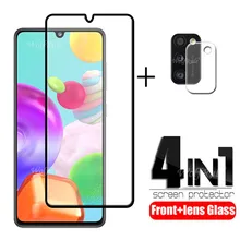 4-in-1 For Samsung Galaxy A41 Glass For Samsung A41 Screen Protector For Samsung A12 A02S A31 A51 A71 S20 FE S21 A41 Lens Glass