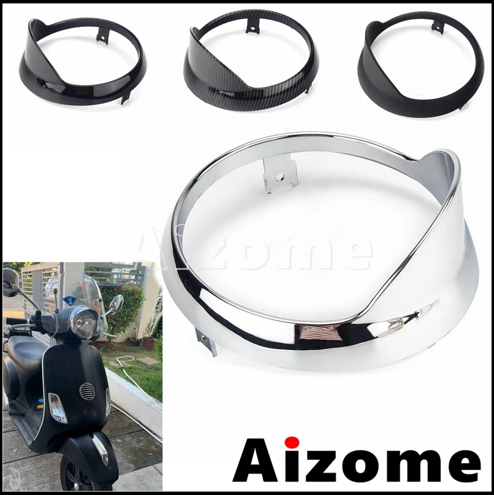 

ABS Plastic Motorcycle Headlight Cover Headlamp Blocking Edge Guard For GTS 150 200 250 300 GTS300 GTS150 GTS250 2018 2019 2020