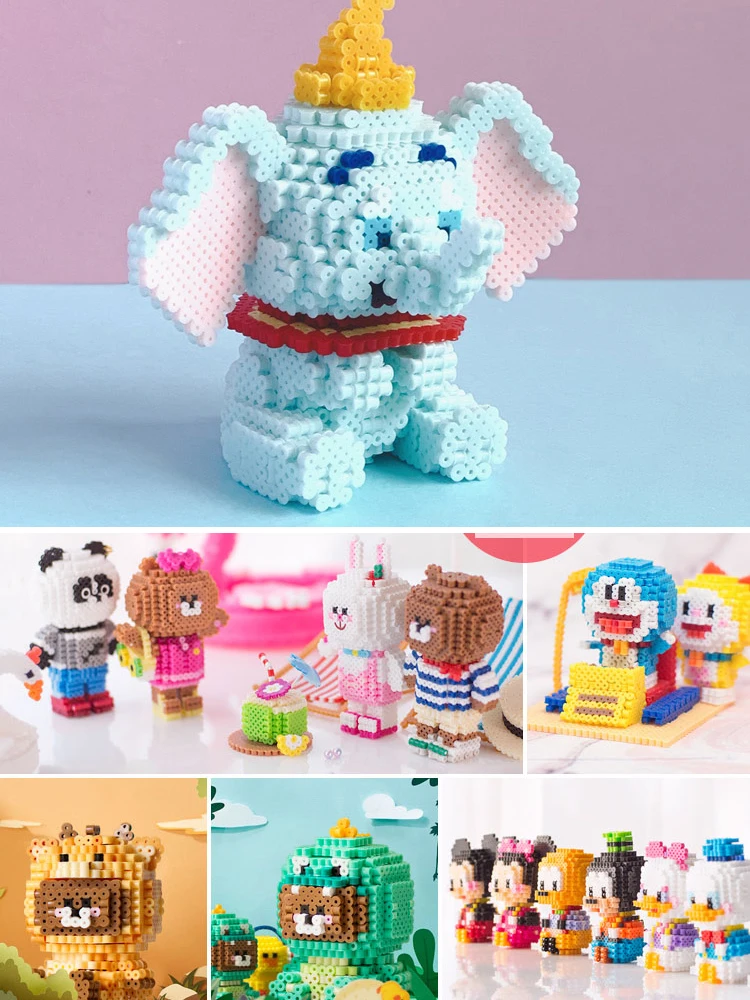 5 мм пегборд для Hama Bead 3D головоломка шаблон Perler железные бусины Обучающие игрушки