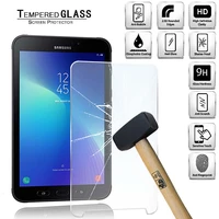 tablet tempered glass screen protector cover for samsung galaxy tab active 2 wi fi full coverage explosion proof screen