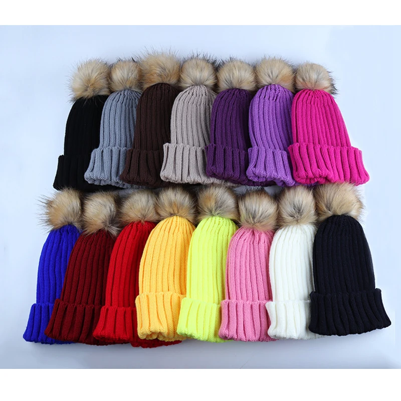 

Bw17984 Fashion hat,Colour hat,fashion fall&winter ribbed sweart hat with solid POMPOM,hair fascinators for women