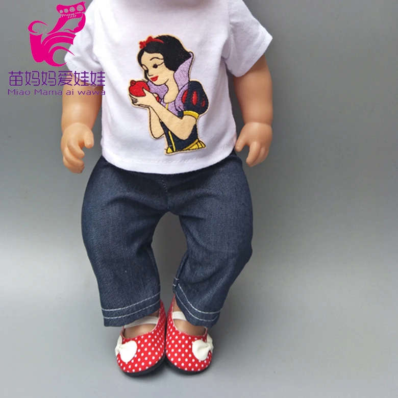 3 в 1 комплект одежды Зимняя рубашка жилетка штаны для 18 дюймов Кукла девочек