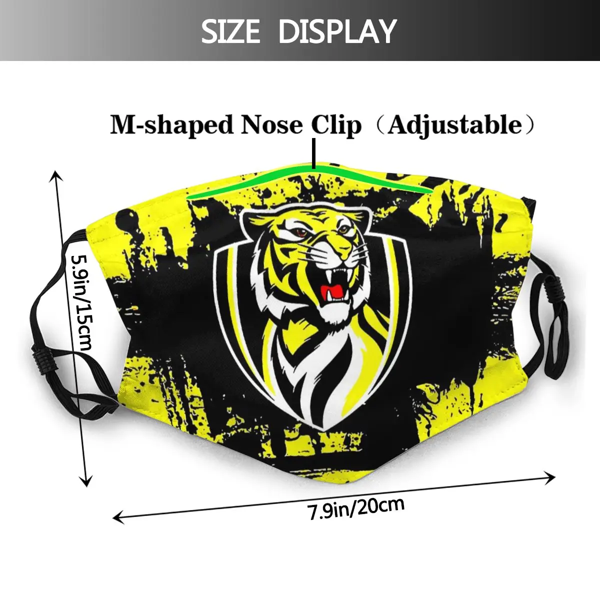 Маска для лица с фильтрами многоразовая игры в Лигу героев Лига Легенд Ричмонд |