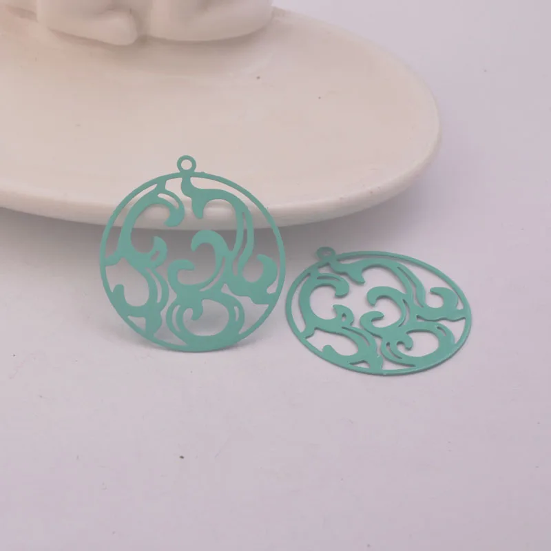 Круглые Подвески для изготовления ювелирных изделий 50 шт. AB1612 30*33 мм | Украшения и