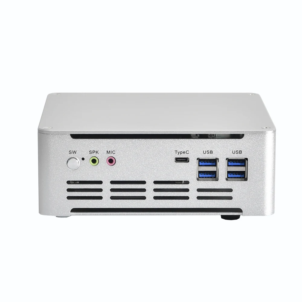 Verkauf Fan Kühlung Protable Mini Desktop PC Intel Core I7 8750H 7820HK DDR4 N.2 SSD Typ-C Büro Computer I5 7300HQ M.2 Wifi AC BT 4,0