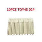 10 шт. 02 # KD Blade LISHI TOY43 TOY43AT Автомобильный ключ для KD KEYDIY VVDI XHORSE JMD для Toyota VIOS Hilux Fortuner Corolla Yaris