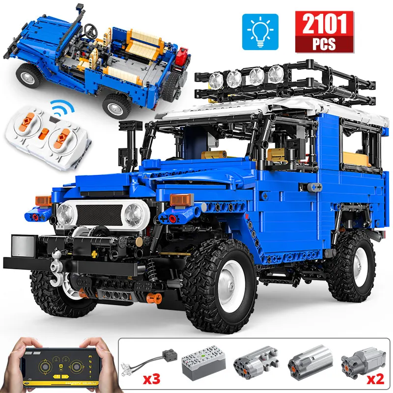 

Конструктор детский «внедорожник», 2101 шт.