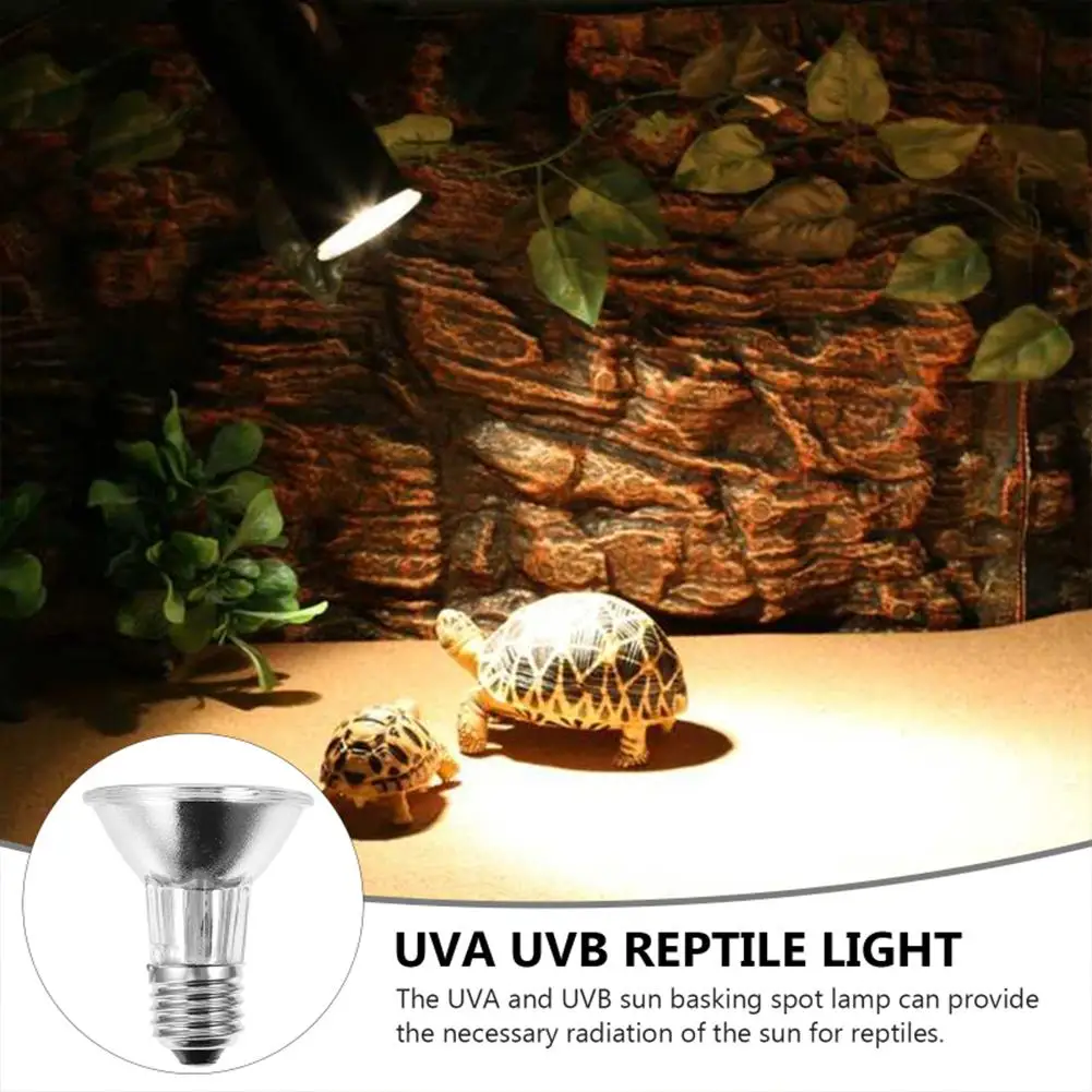 

Reptile Bask Back Light Uva Uvb Warming Lamp Full Spectrum Ultraviolet Bulb