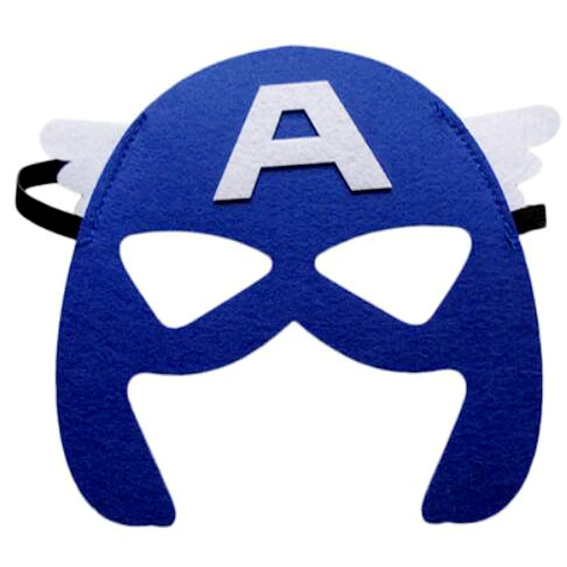 15 шт./лот маска супергероя на половину лица костюм маскарадные маски украшения