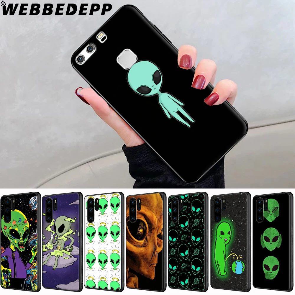 Милый мягкий чехол Alien Believe UFO ET для huawei P8 P9 P10 P20 P30 Lite Pro P Smart Z Plus Y6 Y7 Y9 Prime |