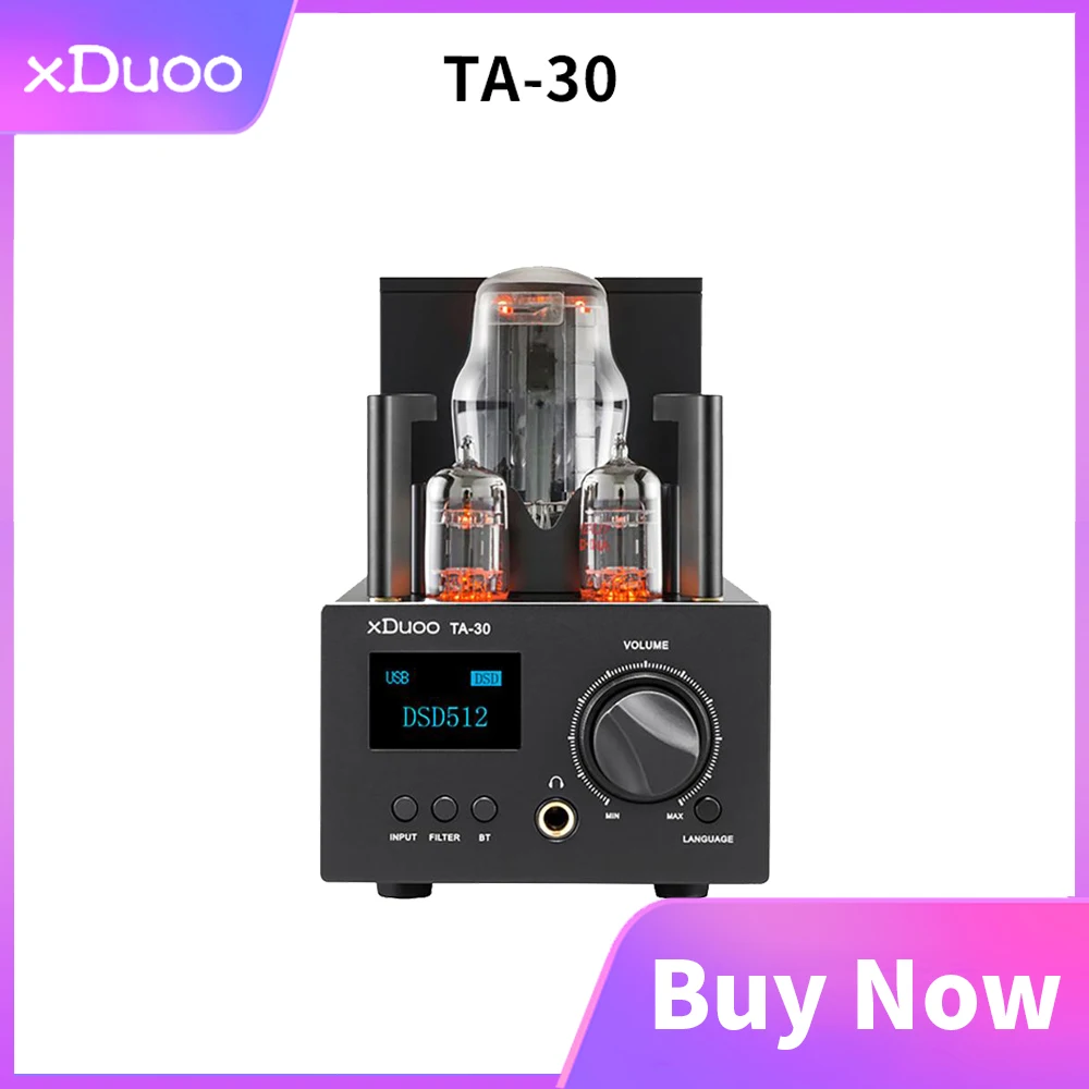 XDUOO TA-30 Bluetooth 5 0 декодирование XMOS XU208 ES9038Q2M USB DAC ламповый усилитель для наушников