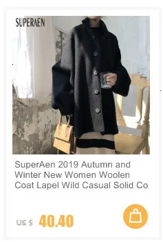 SuperAen новые хлопковые теплые парки Пальто Женские однотонные повседневные зимние парки Пальто Женская Хлопковая женская одежда