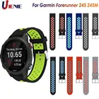 20 мм силиконовый ремешок для часов Garmin Forerunner 245 245M 645 Vivoactive 3, цветной сменный смарт-браслет