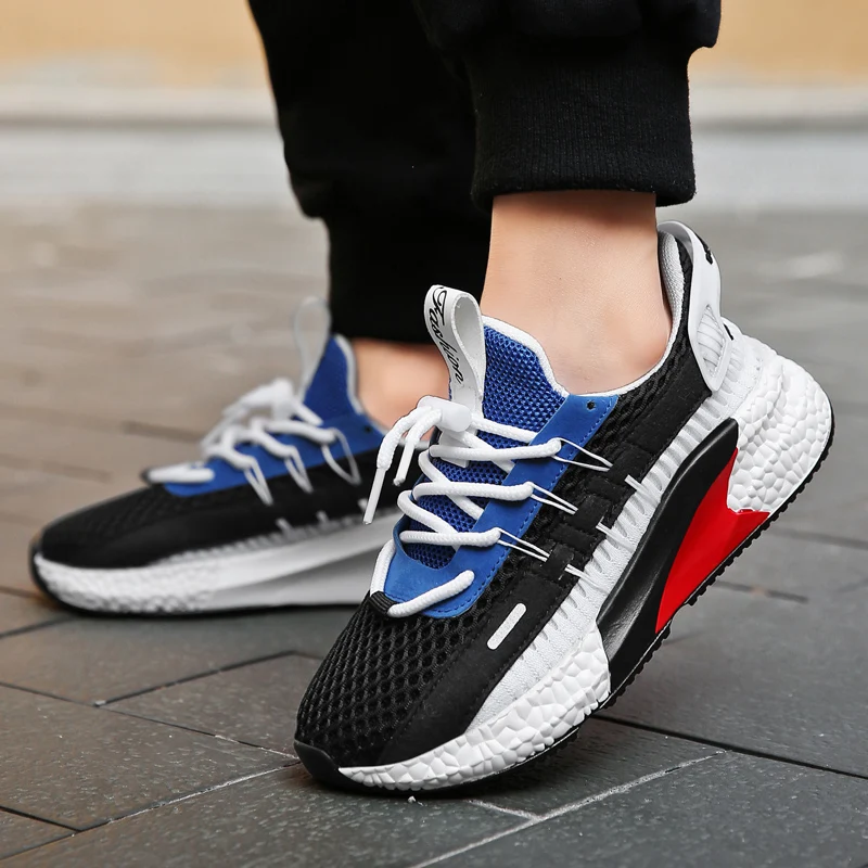 

Summer Kids Boy Sport Shoes Breathable Teenager Shoe for Boys Designer Gym Shoes Kid Anti Slip Big Boy Casual Flat Sneakers