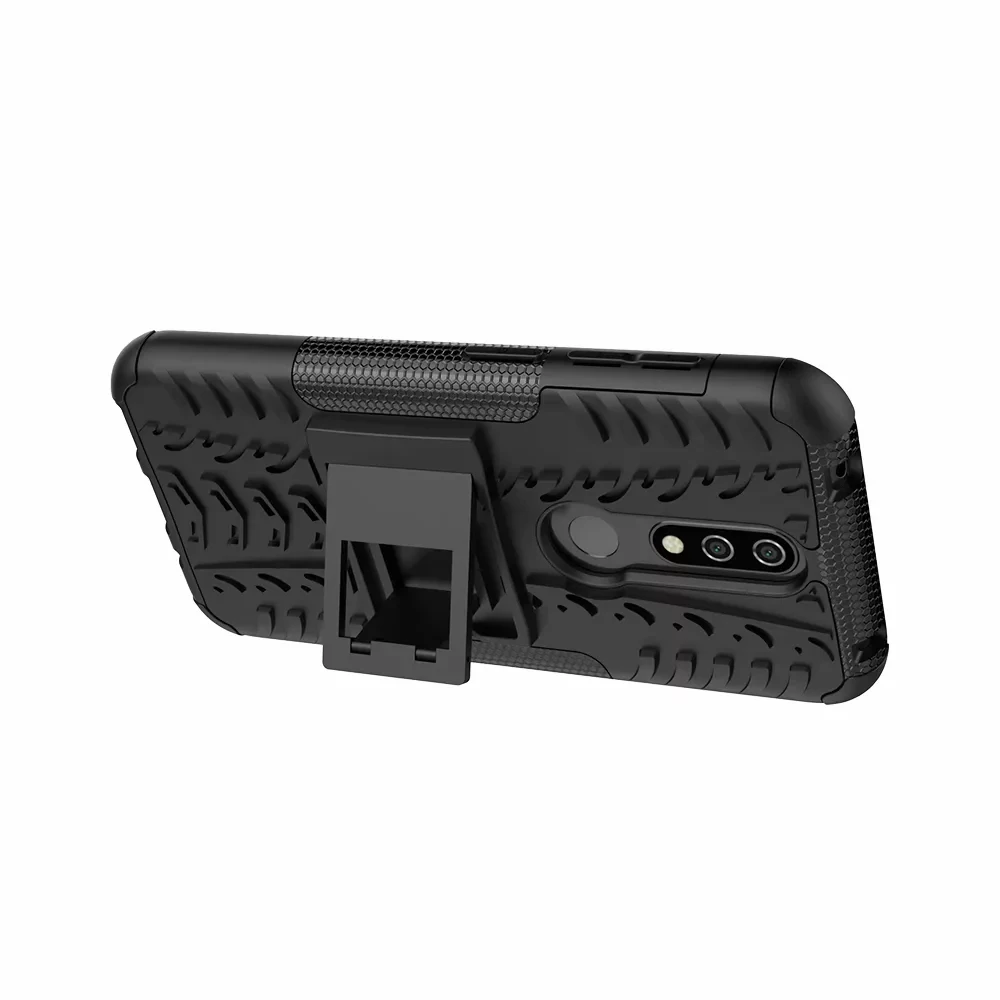 Сверхпрочный бронированный чехол подставка для Nokia 4 2 3 1 7 X7 8 6 X6 X5 5 Plus