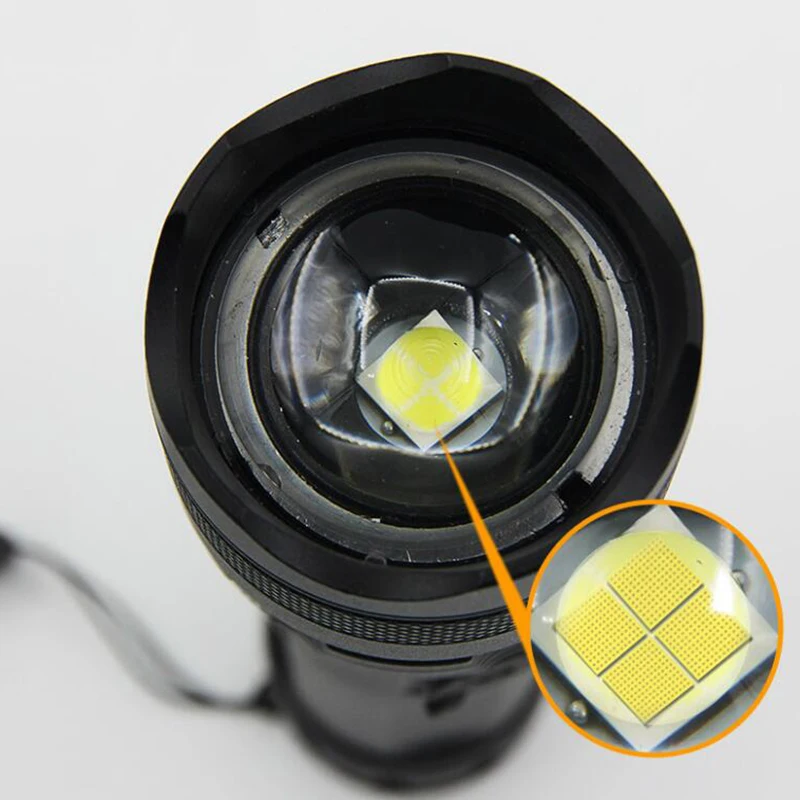Супер мощный светодиодный тактический XHP50 вспышка светильник 18650 usb