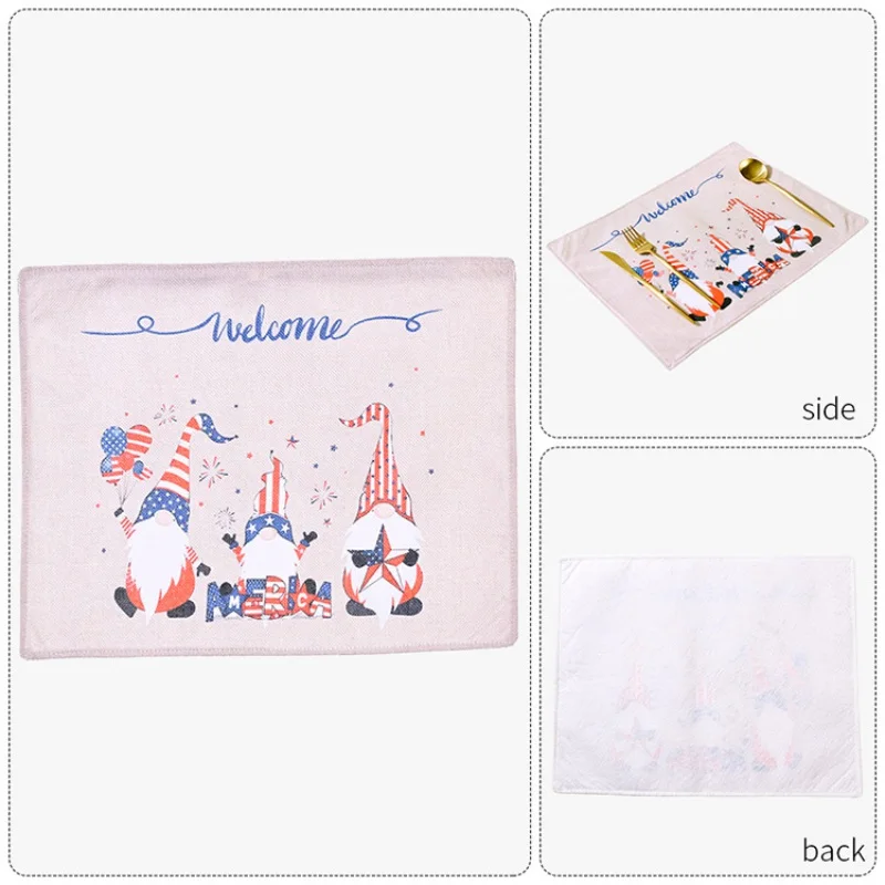 

4pcs Independence Day Placemat National Day Placemat