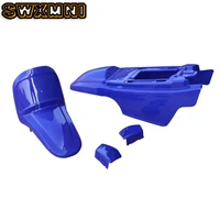 new motorcycle front rear fenders mudguards kit for yamaha pw50 py50 pw py 50 plastic fender fairings parts accesorios moto blue