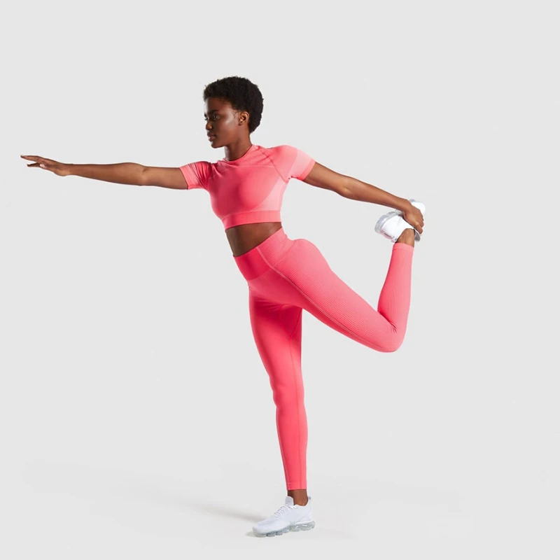 Уличные спортивные женские штаны для йоги с высокой талией пуш-ап дышащие