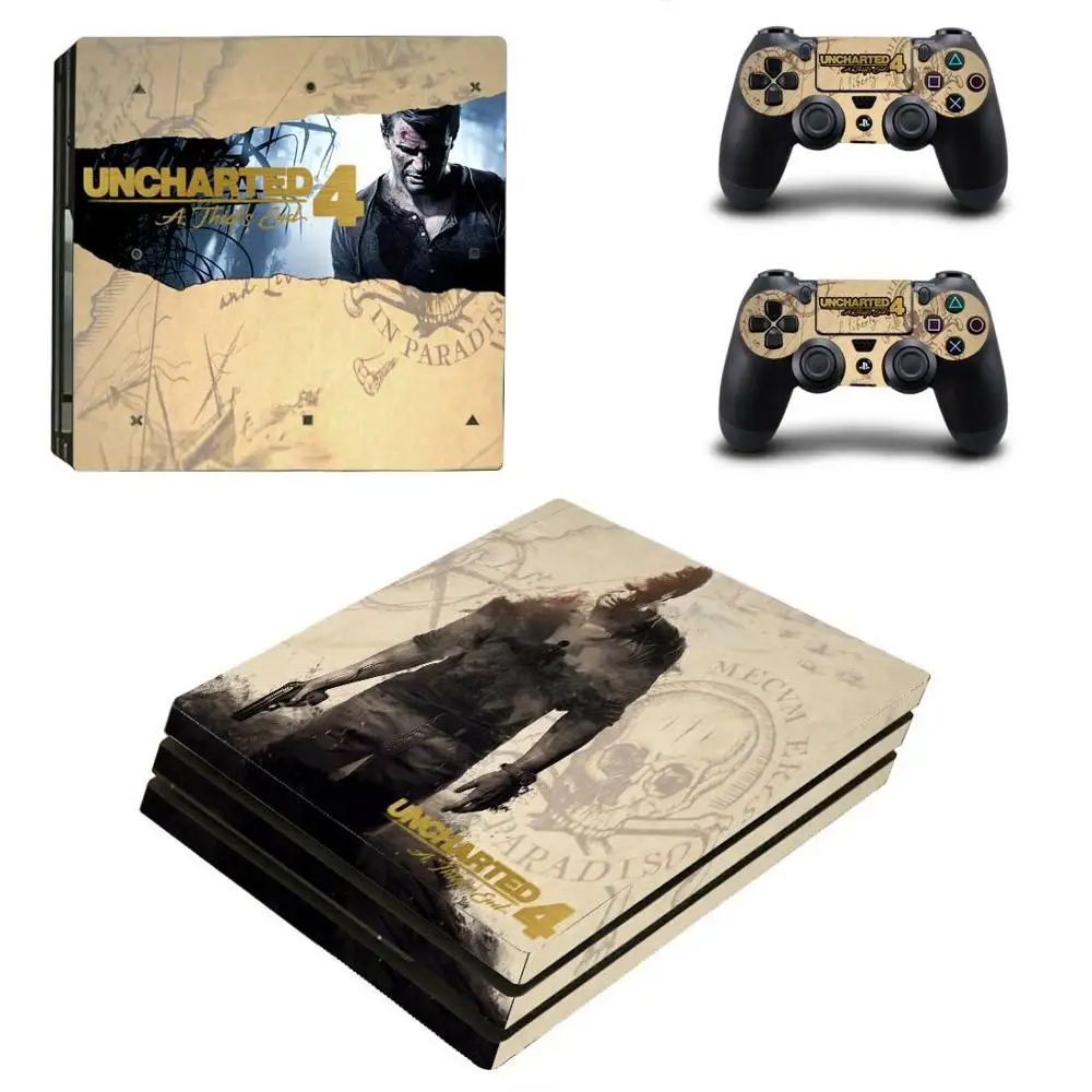 PS4 Pro sticker s Uncharted 4 PS Play station виниловые наклейки для playstation консоли и контроллера| |