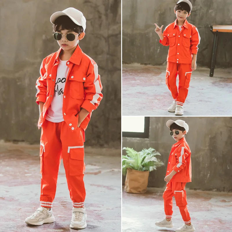 

Boys' suits, children, big kids, 2020 new foreign style tooling, two-piece boys, spring and autumn Korean version, handsome tren
