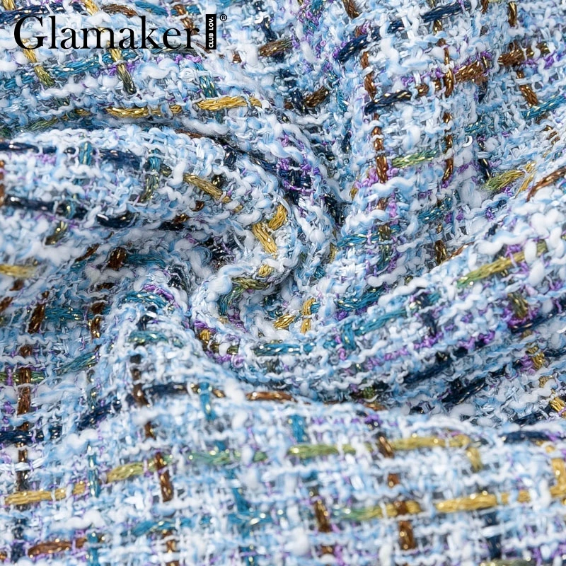 Glamaker, пуговицы, высокая талия, Ретро стиль, твид, шорты для женщин, кисточка, бахрома, клетчатые шорты, женские, Ретро стиль, тонкие, офисные, женские шорты