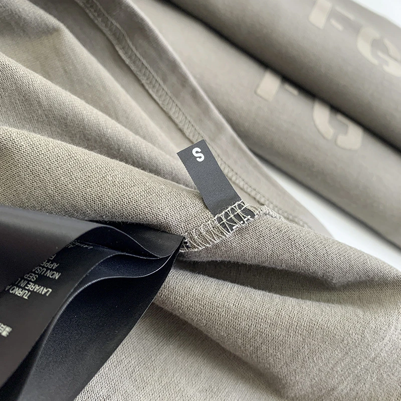 SS22 модный бренд 100% хлопок сезон 7 главная линия FG надпись флокировка Хай-стрит