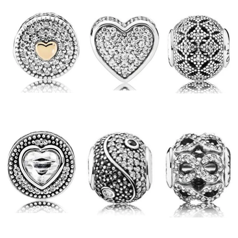 

Fit Pandora ESSENCE Bracelets Necklace Affection Balance Love Charms 925 Original Sterling Silver Beads for Jewelry Making DIY