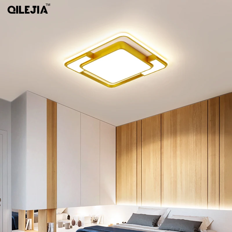 Современная люстра освещение для гостиной спальни украшение студии золотой