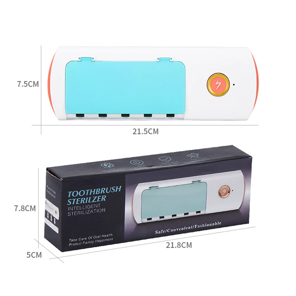 

UV Toothbrush Sanitizer Wall Mounted Toothbrush Holder Household Electric Toothbrush Disinfection Rack Bathroom Accessories