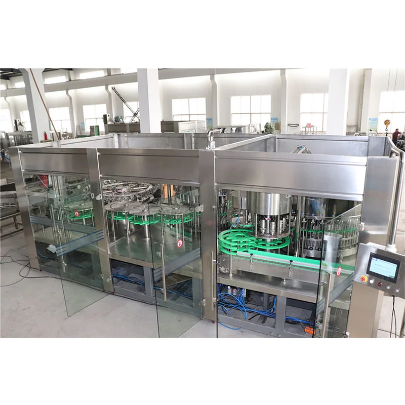 

Filling drink production line water bottle filling capping and labeling machine