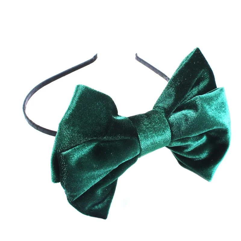 Бархатная ZA повязка на голову с бантом для женщин и девочек модная ювелирное