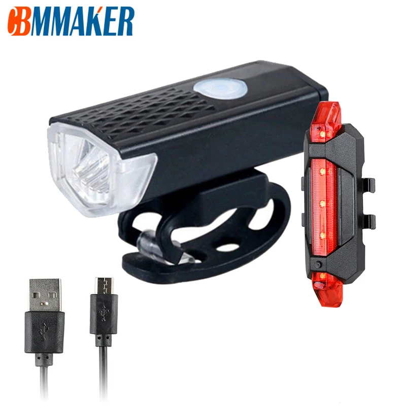 USB Перезаряжаемые велосипедный светильник светодиодный горного велосипеда