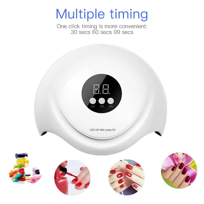 УФ лампа для сушки гель лака с ЖК дисплеем 36 Вт|Сушилки ногтей| |