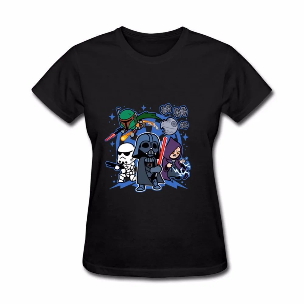 Звездные войны женская футболка funuy модные женские топы Черная пятница vestido НОВАЯ