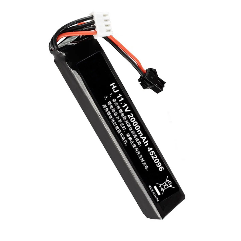Аккумулятор Lipo 11 1 В 2000 мАч для водяного пистолета 3S 30C 452096 аккумулятор мини