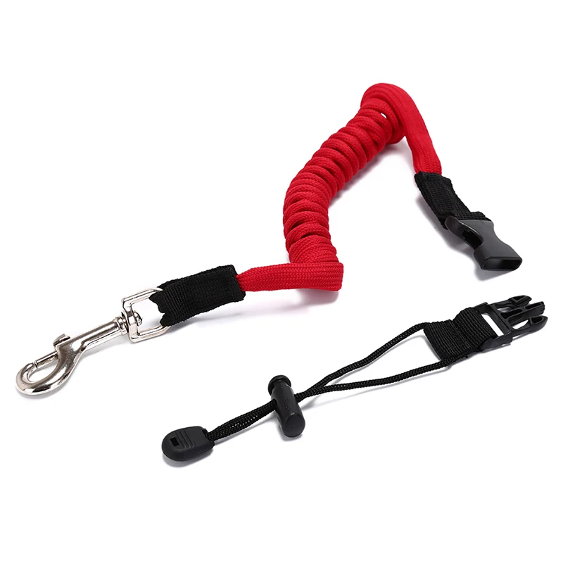 Прочный безопасный Каяк Весло Поводок Удочка Спиральный шнур для морского Каяка