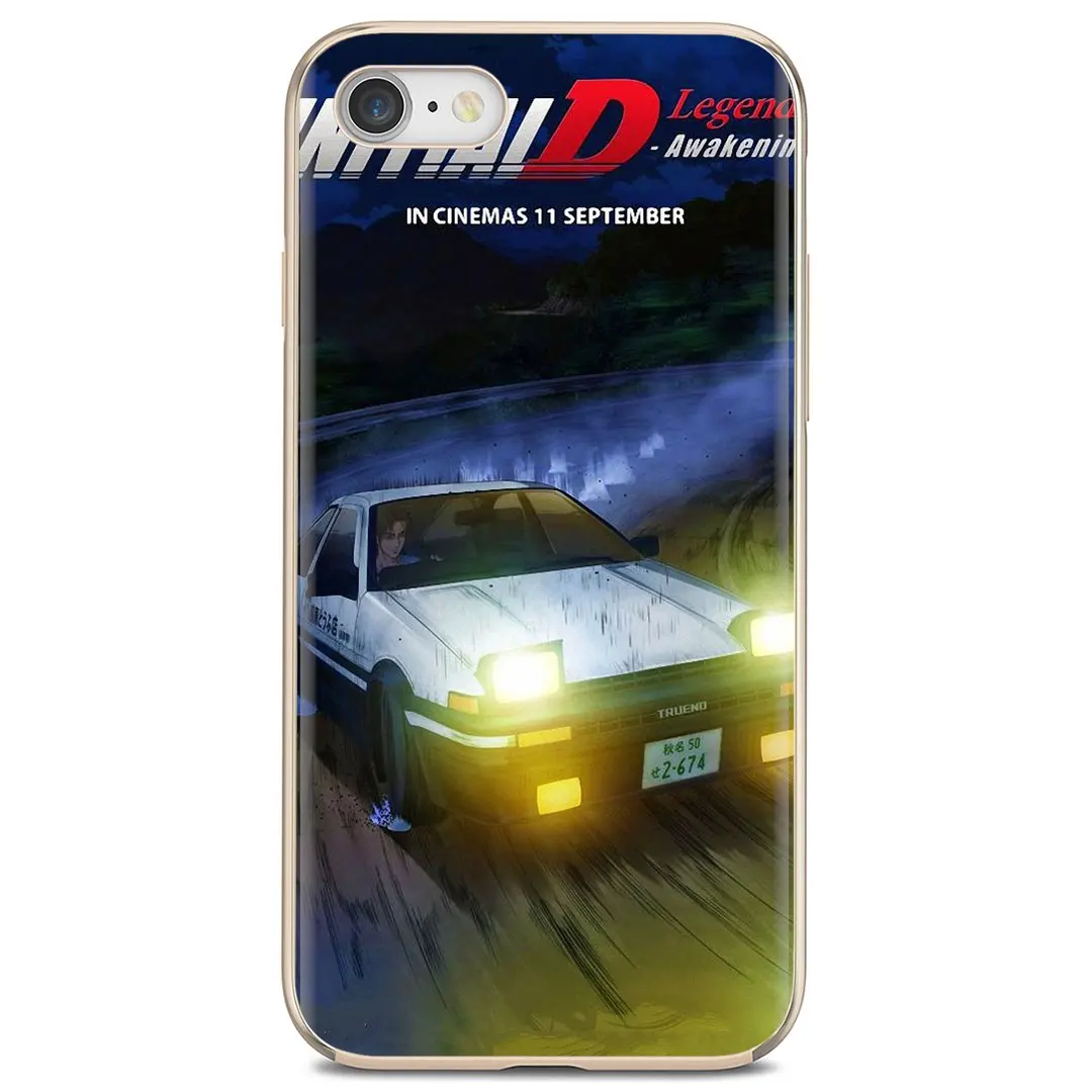 Чехол из ТПУ с японским рисунком для iPod Touch iPhone 10 11 12 Pro 4S SE 5C 6 6S 7 8 X XR XS Plus Max 2020 Initial D