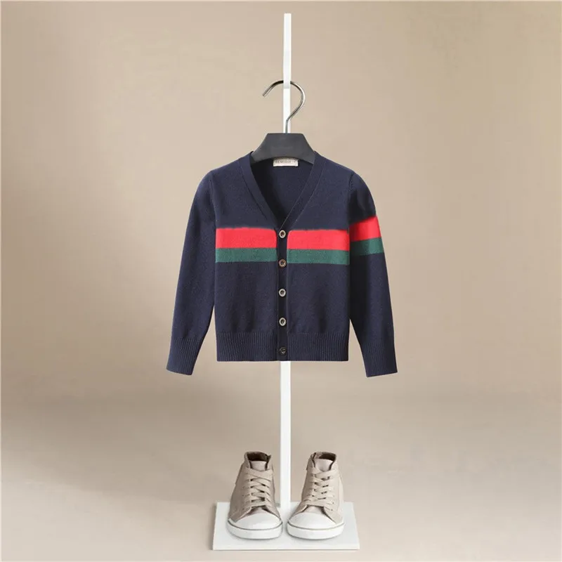 

2020 Autumn Winter Baby Girls Boys Knitted Cardigan Sweater Kids Cotton Baby Children Clothing Outerwear Green red green