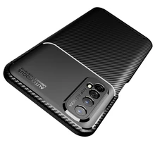 HATOLY Carbon Fiber Cover For OPPO Realme 7 Case Funda OPPO Realme 7 7i X7 6 7 Pro Ultra Thin Back Case For OPPO Realme 7 Cover